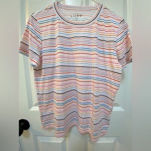 Loft striped tee size M